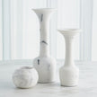 Global Views White Globe Candle Holder