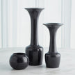 Global Views Black Globe Candle Holder
