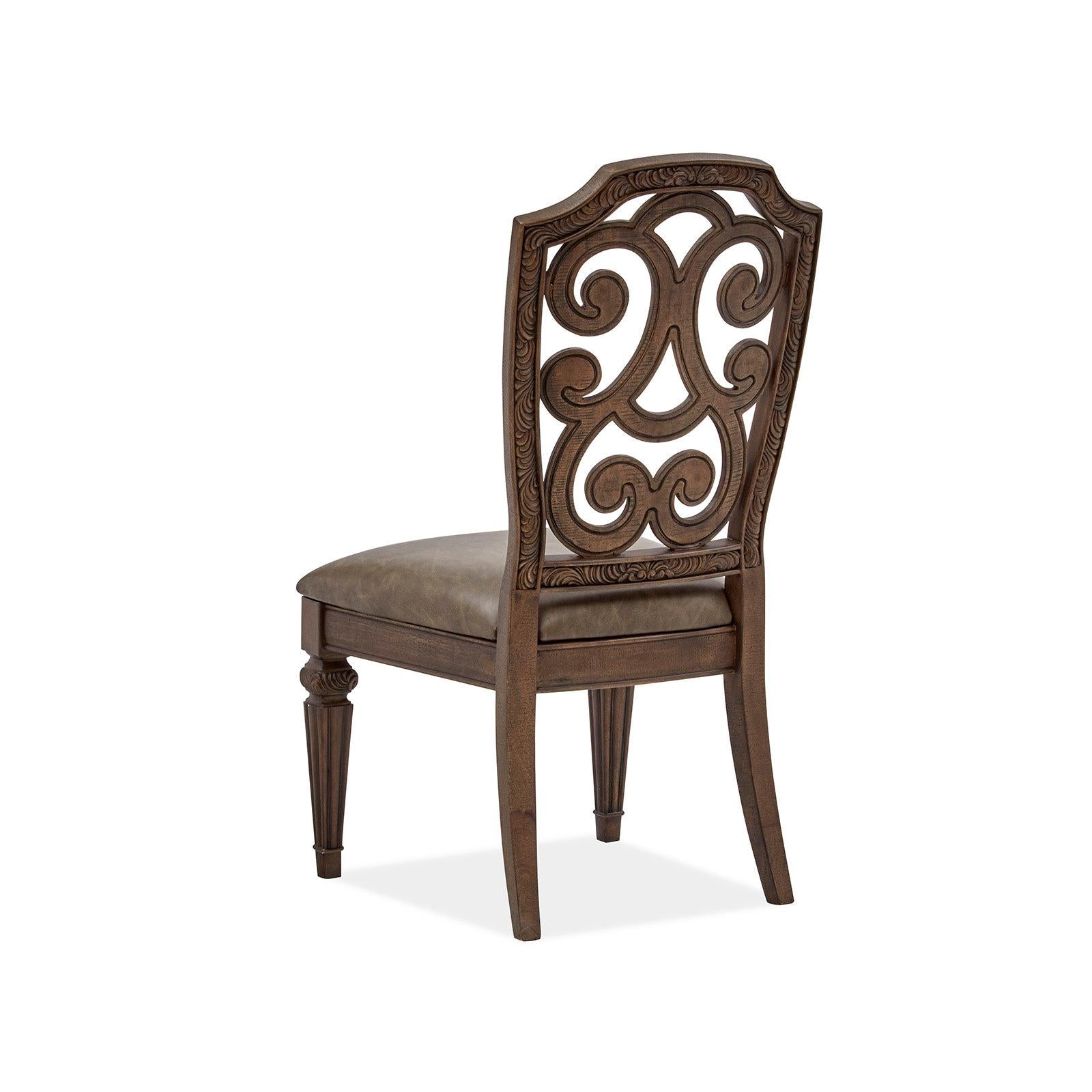 Magnussen Home Durango Willadeene Brown Side Chair Set of 2