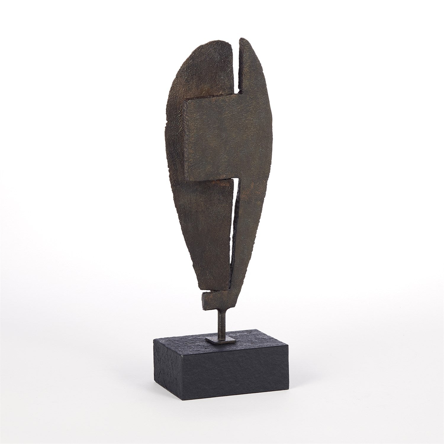 Global Views Bronze Iron Angel Sculpture