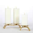 Global Views Brass Torch Candleholder