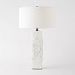 Global Views Matte White Totem Lamp DSC