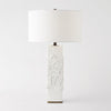 Global Views Matte White Totem Lamp DSC