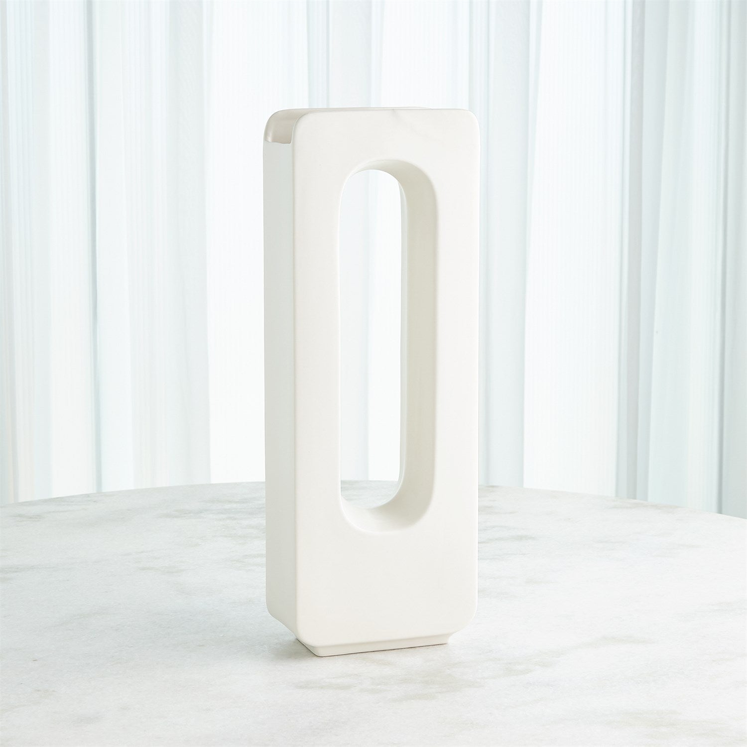 Global Views White Rectangle Vase