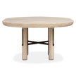 Salt Life Home Sunset Cove Sanibel Brown Extendable Round Dining Table