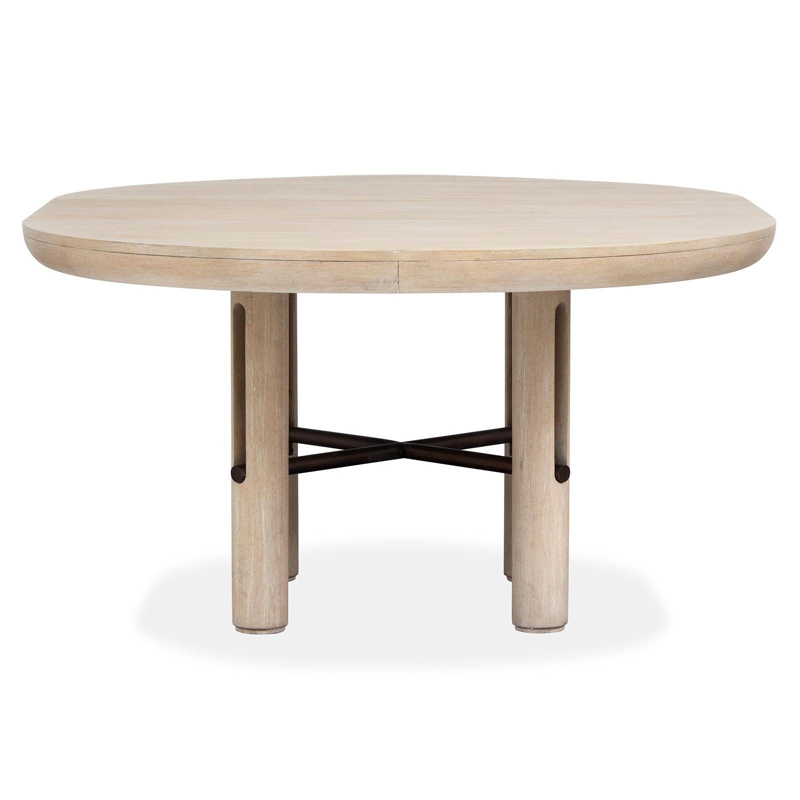 Salt Life Home Sunset Cove Sanibel Brown Extendable Round Dining Table