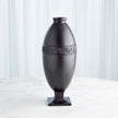 Global Views Black Greek Key Vase & Bowl Clearance