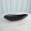 Global Views Matte Black Oblong Platter Bowl