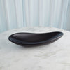 Global Views Matte Black Oblong Platter Bowl