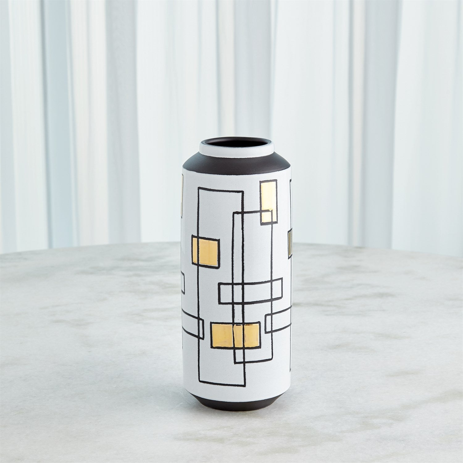 Global Views Sgraffito Vase Clearance