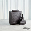 Global Views Matte Black Chinoiserie Jar Clearance