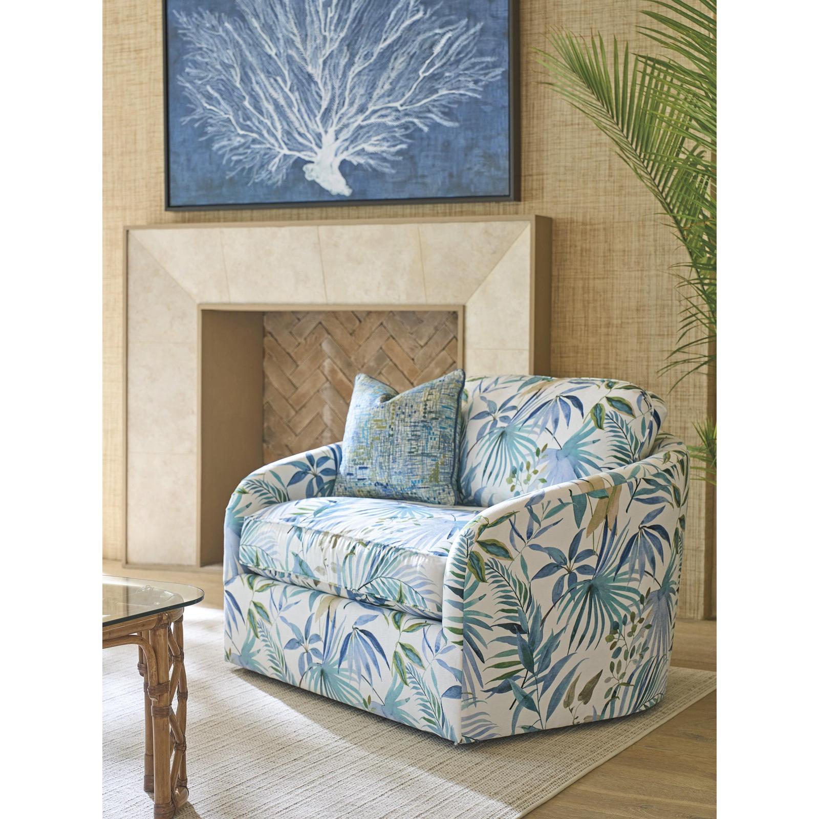 Tommy Bahama Home Key Biscayne Moorings Swivel Chair