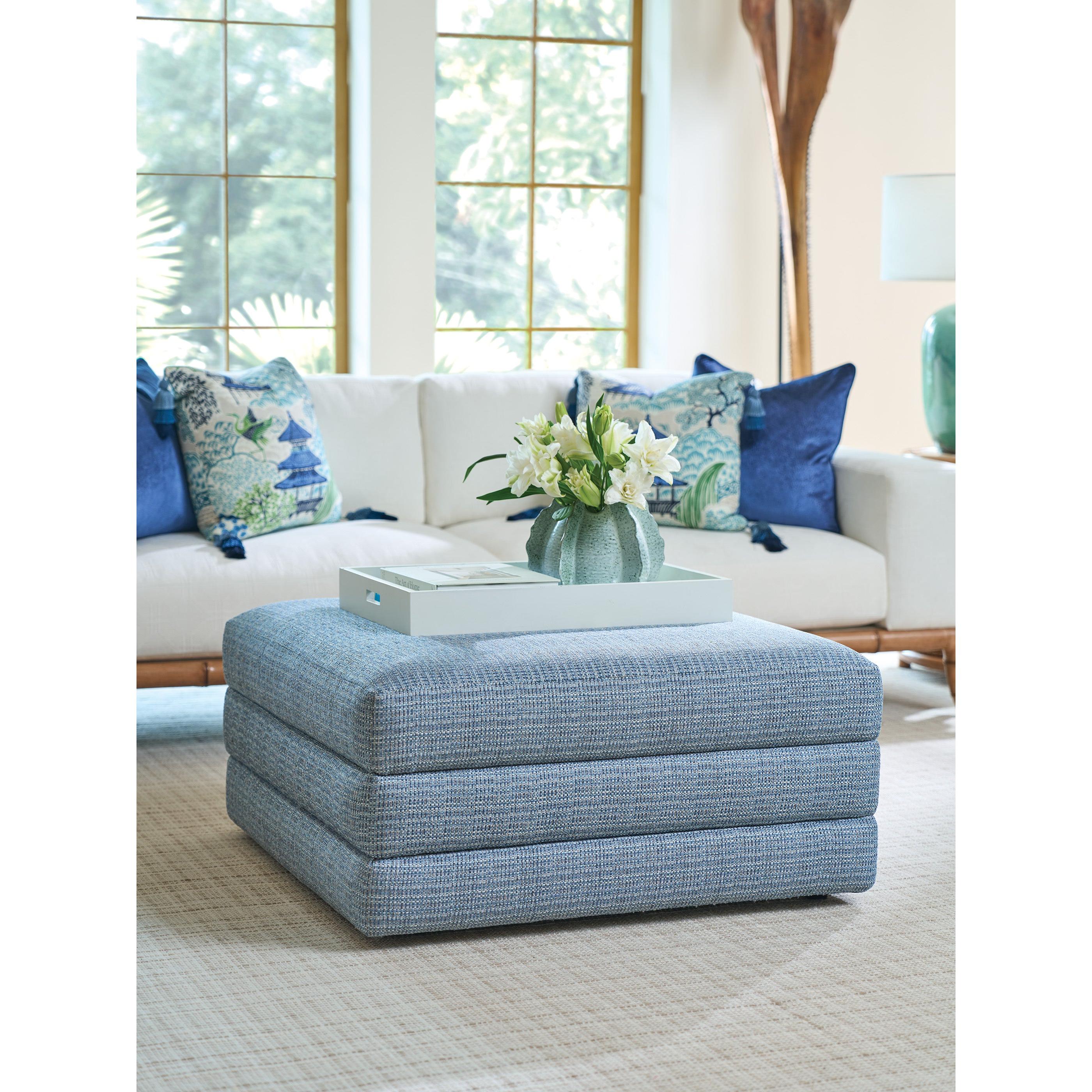 Lexington Upholstery Brickell Ottoman