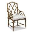 Woodbridge Furniture Faux Bamboo Arm Chair