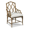 Woodbridge Furniture Faux Bamboo Arm Chair