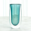 Global Views Azure Micro Bubble Vase