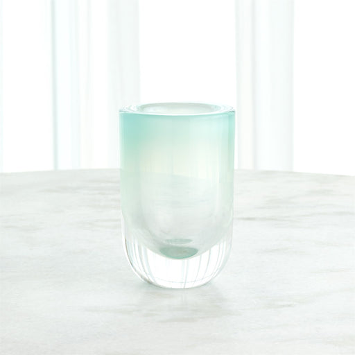 Global Views Bubble Cylinder Vase - Wintergreen