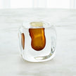 Global Views Amber Square Vase