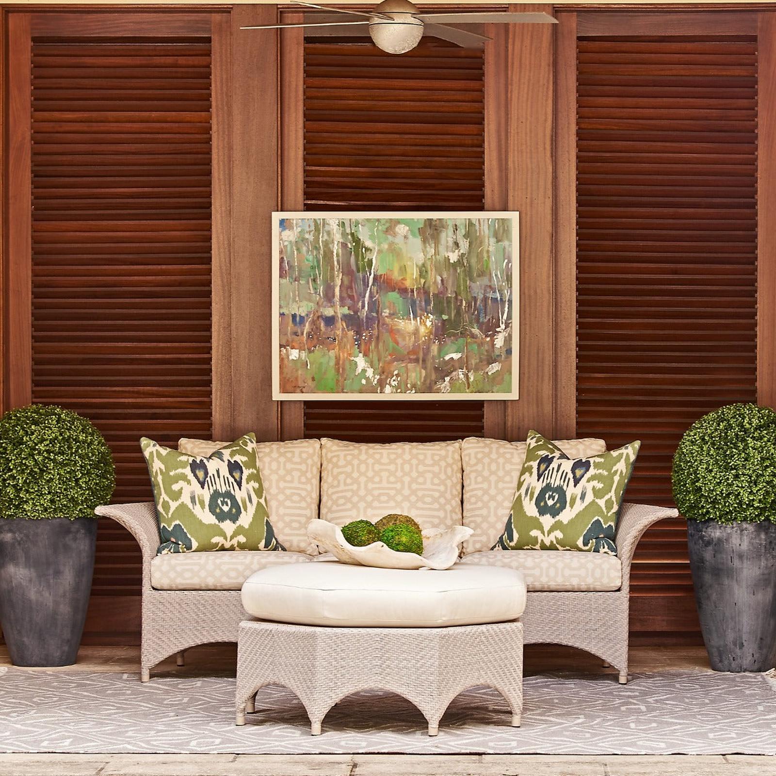Woodbridge Furniture Saint Lucia Outdoor Ottoman