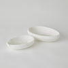 Global Views White Oblique Alabaster Bowl