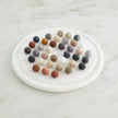 Global Views Alabaster Solitaire Game Set