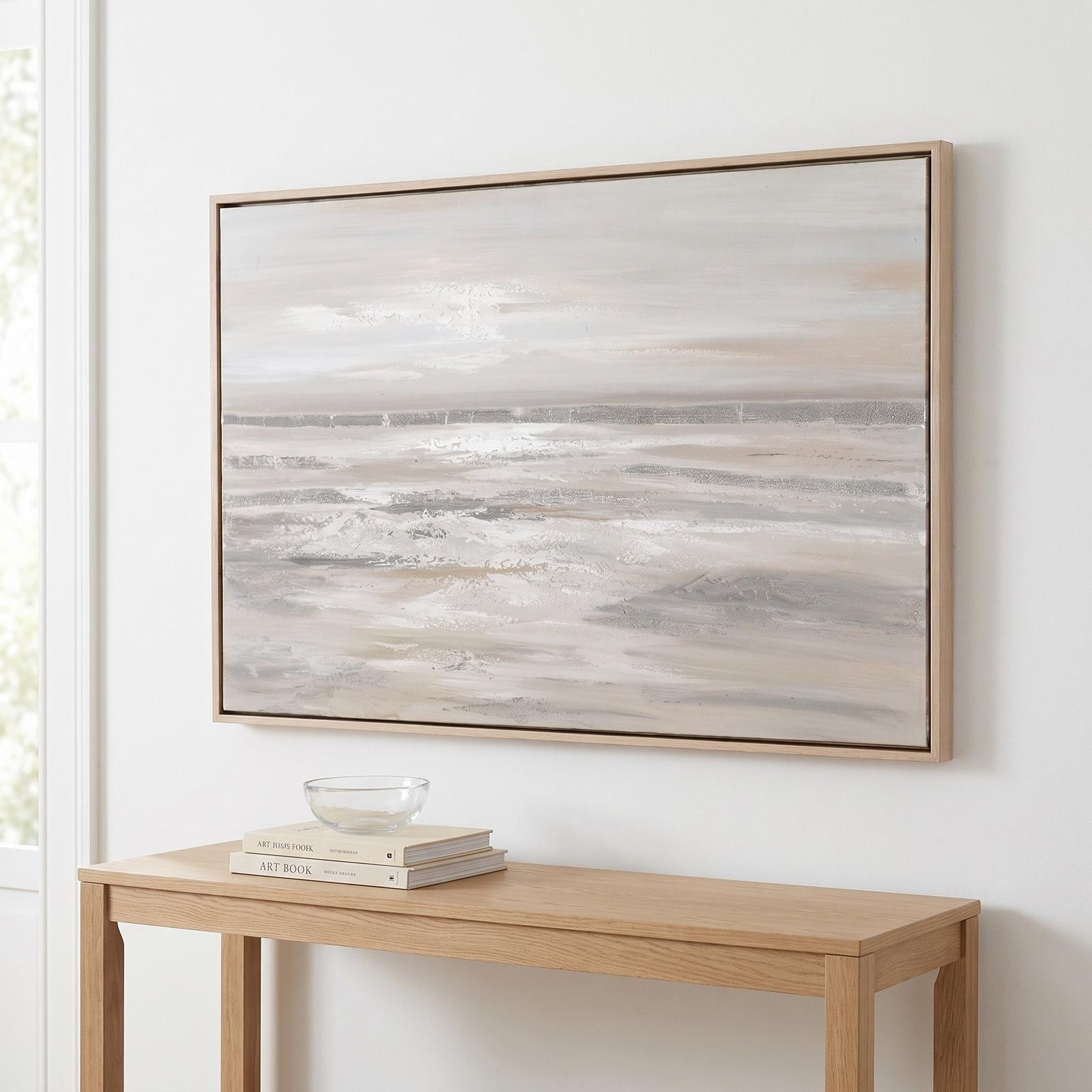 BMC Silver Landscape Framed Canvas