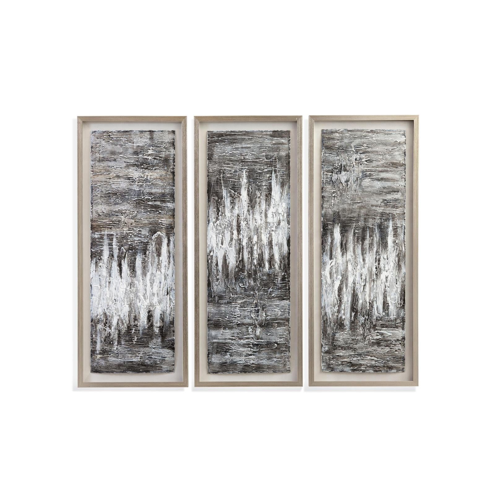 Bassett Mirror Estatic  Framed Canvas - Set of 3
