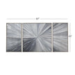 Bassett Mirror Cambric Framed Canvas - Set of 3