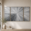 Bassett Mirror Cambric Framed Canvas - Set of 3