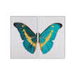 Bassett Mirror Butterfly Wings Framed Canvas - Set of 2