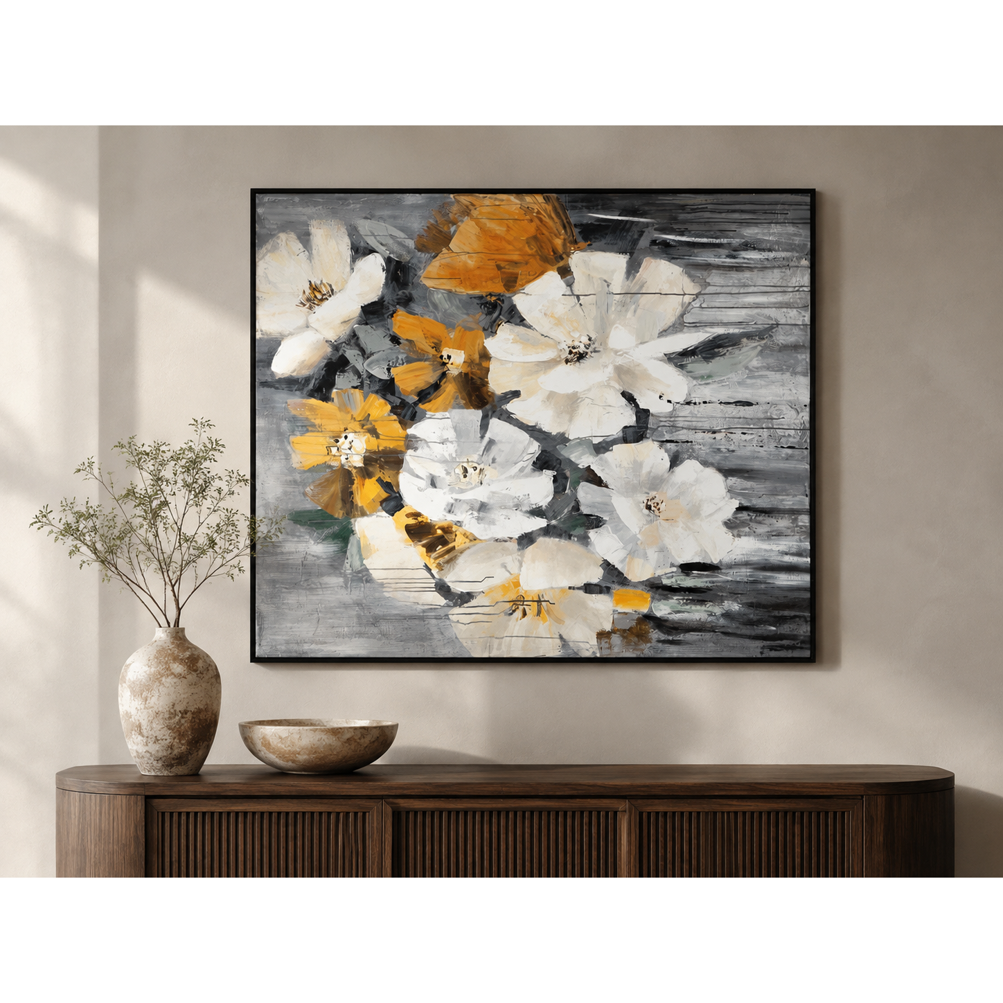 Bassett Mirror Celedon Framed Canvas