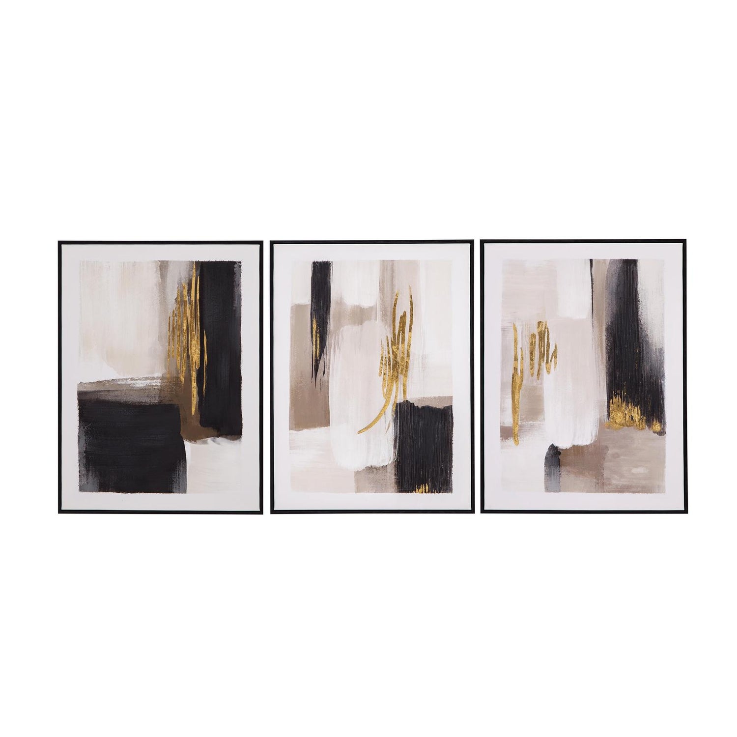 Bassett Mirror Journey Framed Canvas - Set of 3
