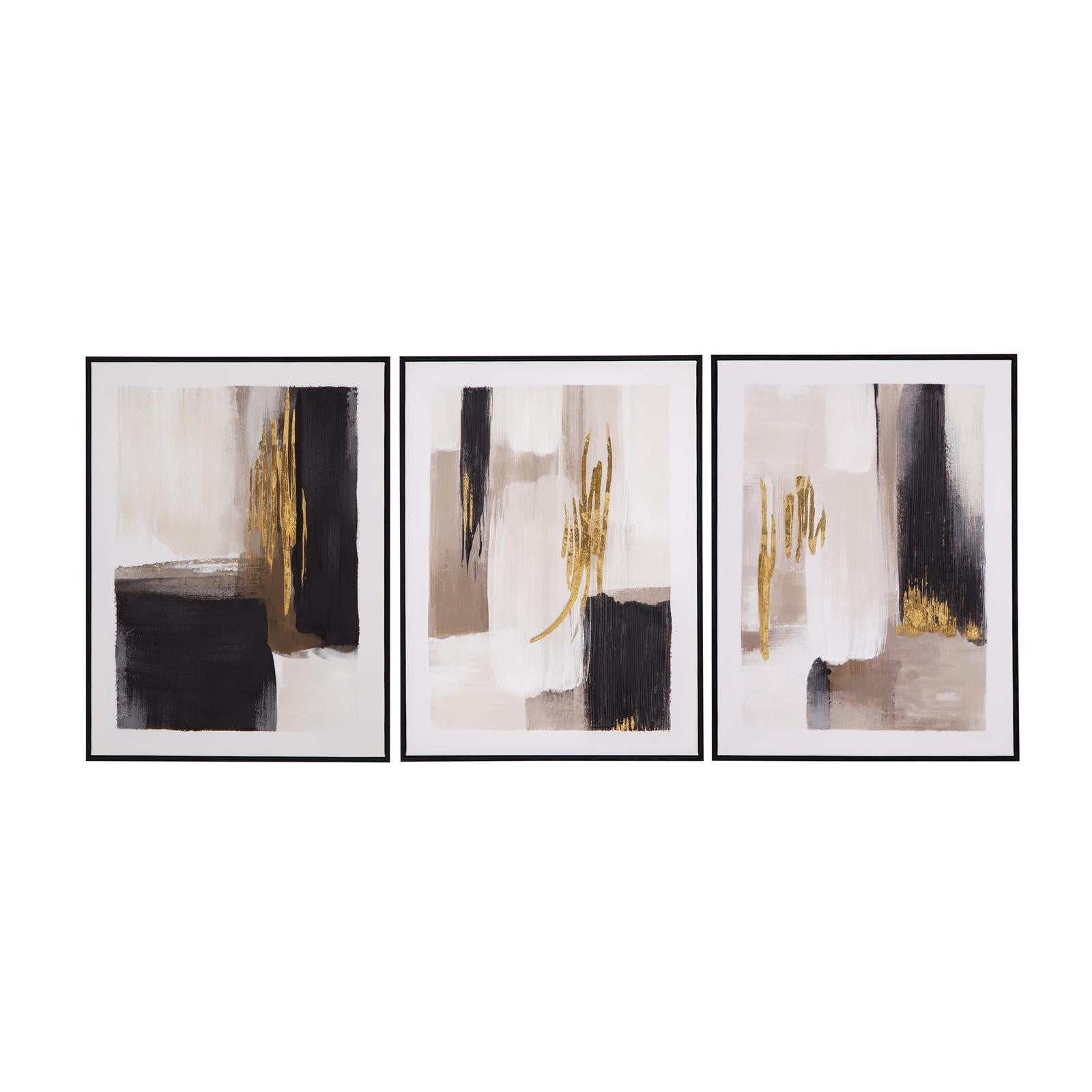 Bassett Mirror Journey Framed Canvas - Set of 3