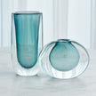 Global Views Azure Micro Bubble Vase
