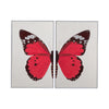 Bassett Mirror Butterfly Wings Framed Canvas - Set of 2