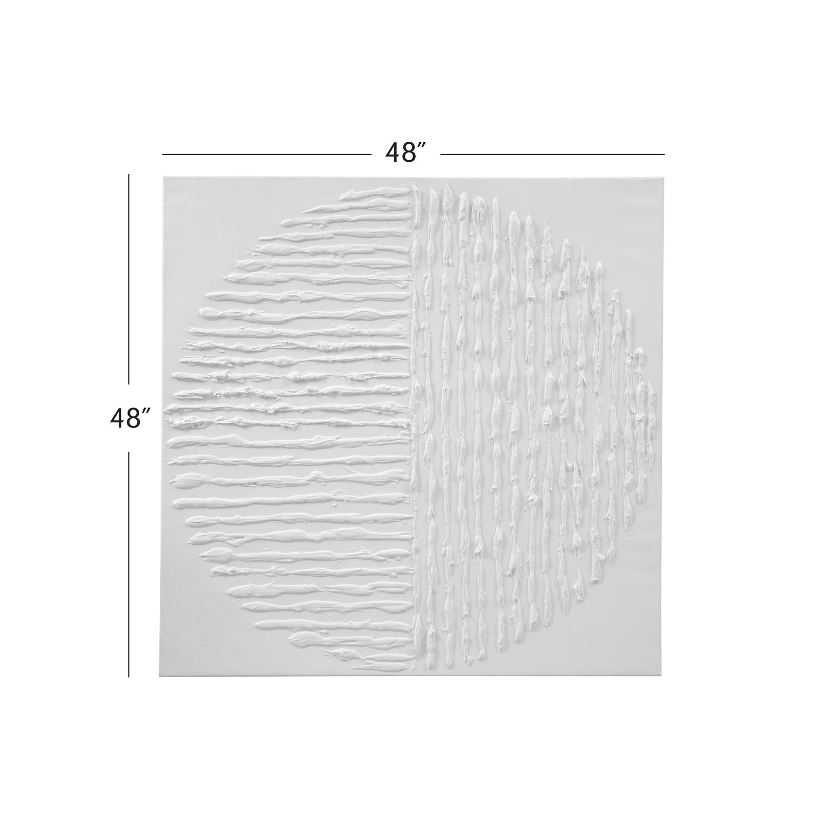 BMC Textured Circle Canvas Art