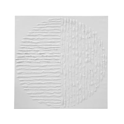 Bassett Mirror Textured Circle Canvas Art