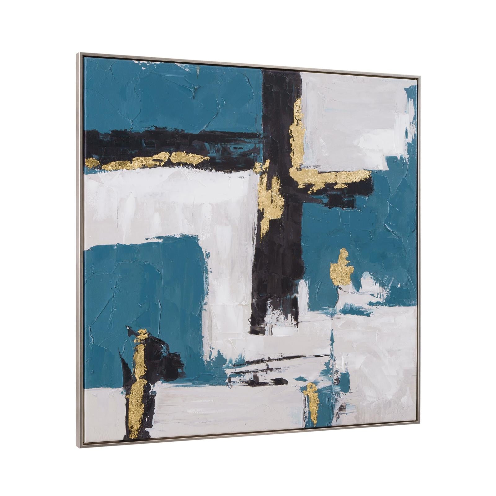 Bassett Mirror Around About Framed Canvas