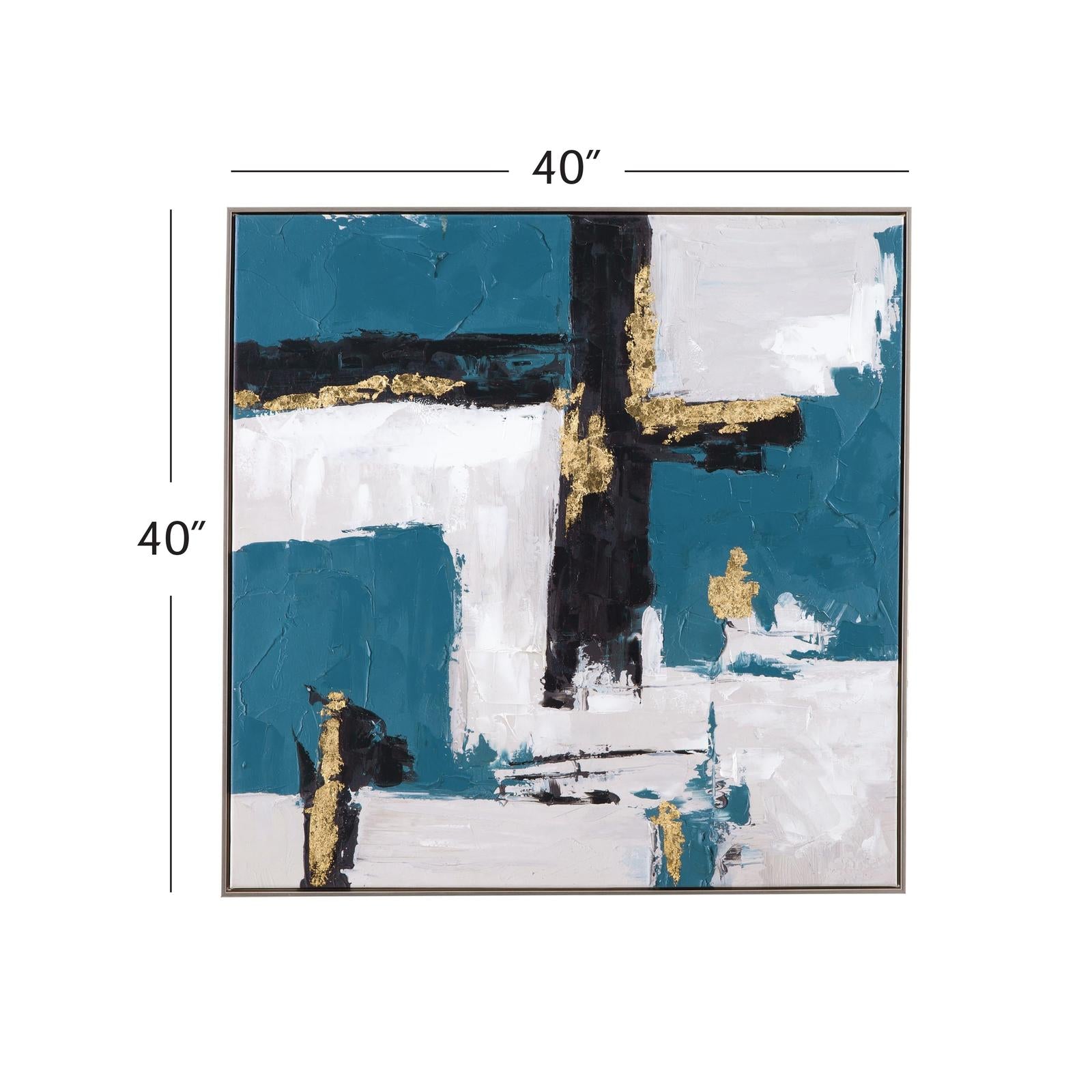 Bassett Mirror Around About Framed Canvas