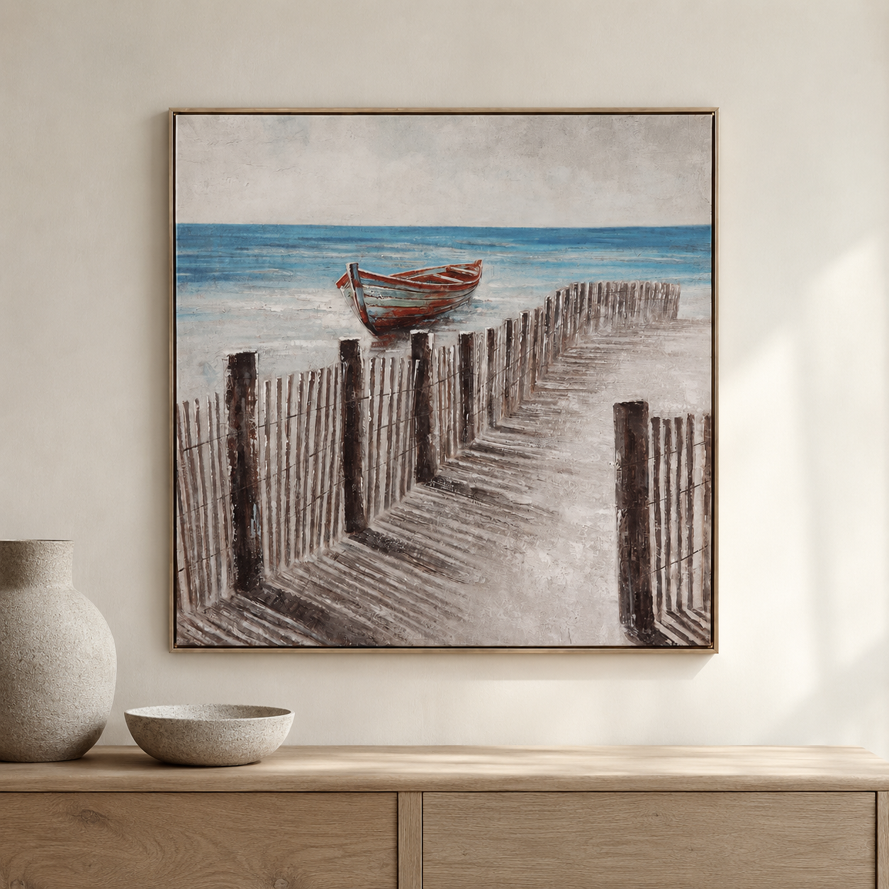 Bassett Mirror Camden Marsh Framed Canvas