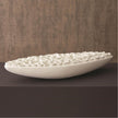 Global Views Reef Matte White Centerpiece