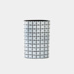 Global Views Cuthbert Matte Black Stitch Vase