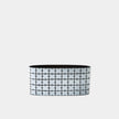 Global Views Cuthbert Matte Black Stitch Vase