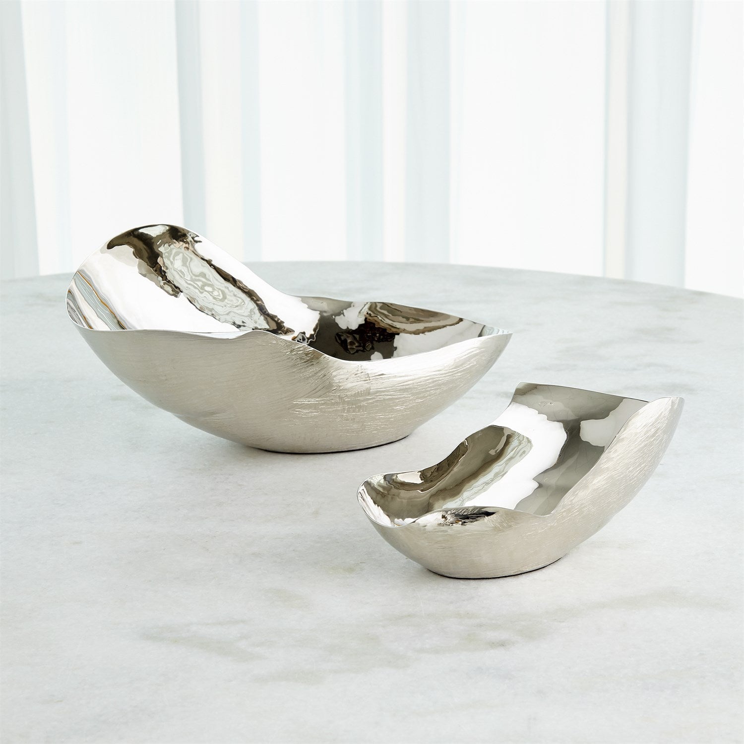 Global Views Nickel Free Form Bowl