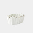 Global Views Stix Matte White Bowl