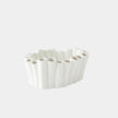 Global Views Stix Matte White Bowl