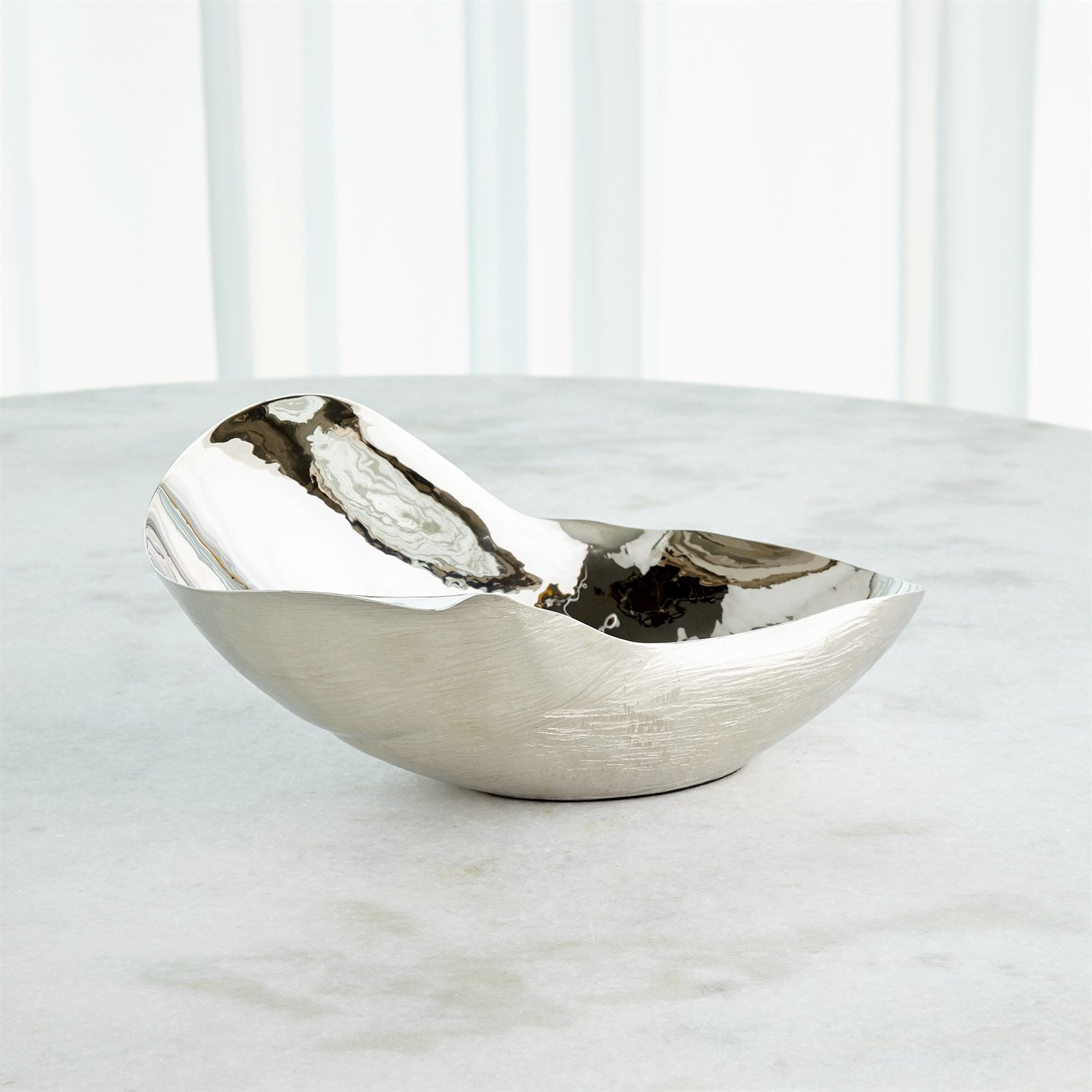 Global Views Nickel Free Form Bowl