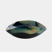 Global Views Swoon Black Beige Bowl and Charger