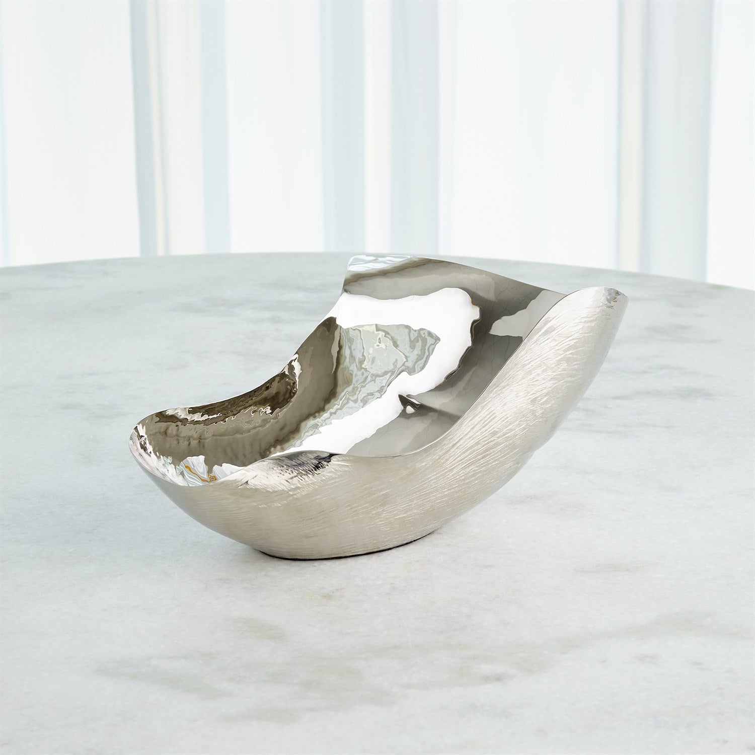 Global Views Nickel Free Form Bowl
