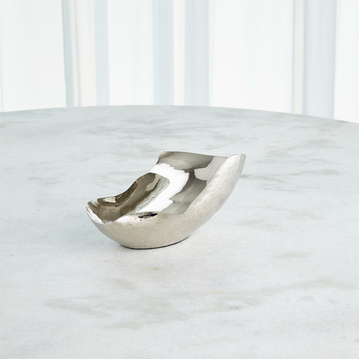 Global Views Nickel Free Form Bowl
